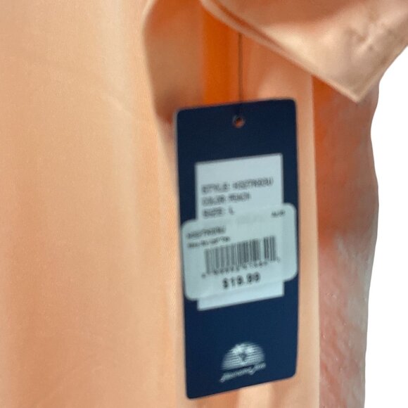 Havana Jim NWT Men Cool Tech Graphic UPF Tee L Peach Short Sleeve Casual T Shirt - Picture 4 of 9